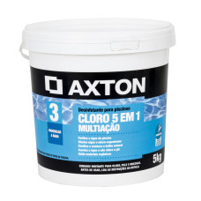 Cloro para Piscina 5kg Axton Granulado 5 em 1 Multiação