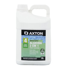 Algicida 5L Axton Choque 3 em 1 Solução Água Verde