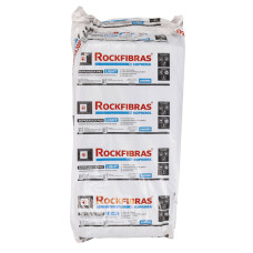 Painel Isolante Termoacústico para Parede e Forro em Lã de Rocha 120x60cm 4,32m² Rockfibras